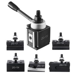 Pikavaihtotyökalupidinsarja 6-osainen teräksinen 6–12 tuuman kärkikorkeudelle