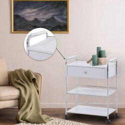 Monipuolinen apuvaunu pyörillä kauneushoitolaan ja kotiin