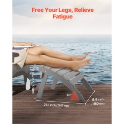 Taitettava jalkarahi korkeatiheyksisestä polyeteenimuovista harmaa 377 mm ulkokäyttöön