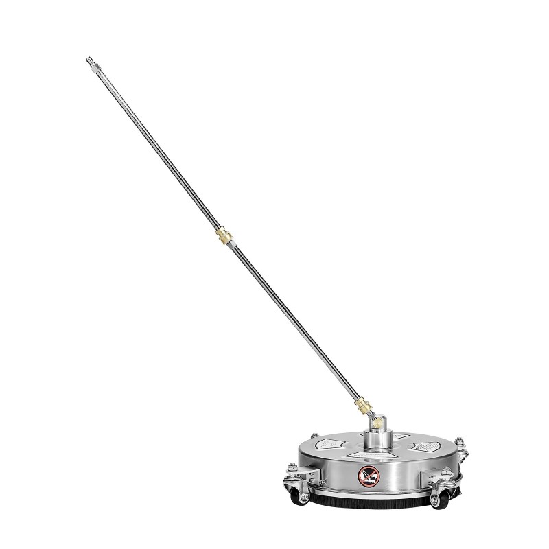 Painepesurin pintapesuri 14 tuuman ruostumaton teräs 4 pyörää betonille terasseille patioille