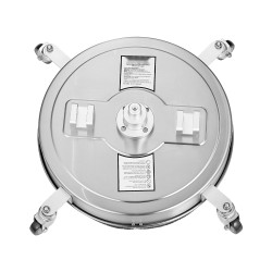 Pyörivä 20 tuumainen ruostumaton teräs puhdistussuutin painepesuriin kaksoissuutin 3 8 pikalukitusliitin