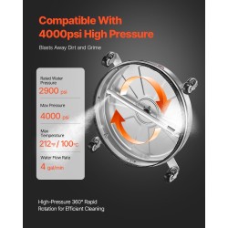 Pintapesuri 18-tuumainen 304-ruostumaton teräs kaksoissuutin 1/4-pikaliitin