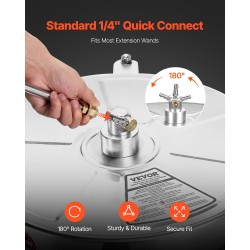 Pintapesuri 18-tuumainen 304-ruostumaton teräs kaksoissuutin 1/4-pikaliitin