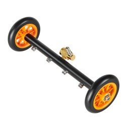 Painepesurin 16-tuumainen alustanpuhdistin ruostumatonta terästä ja alumiiniseosta 4 suutinta 2 jatkovartta