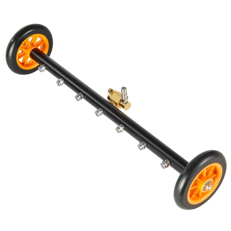 24 tuuman alustanpesuri painepesureille 7 suutinta 2 jatkovartta