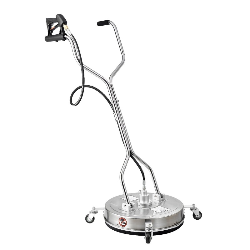 Pintapesuri 21-tuumainen ruostumaton teräs painepesukäyttöön kaksoissuutin neljä pyörää