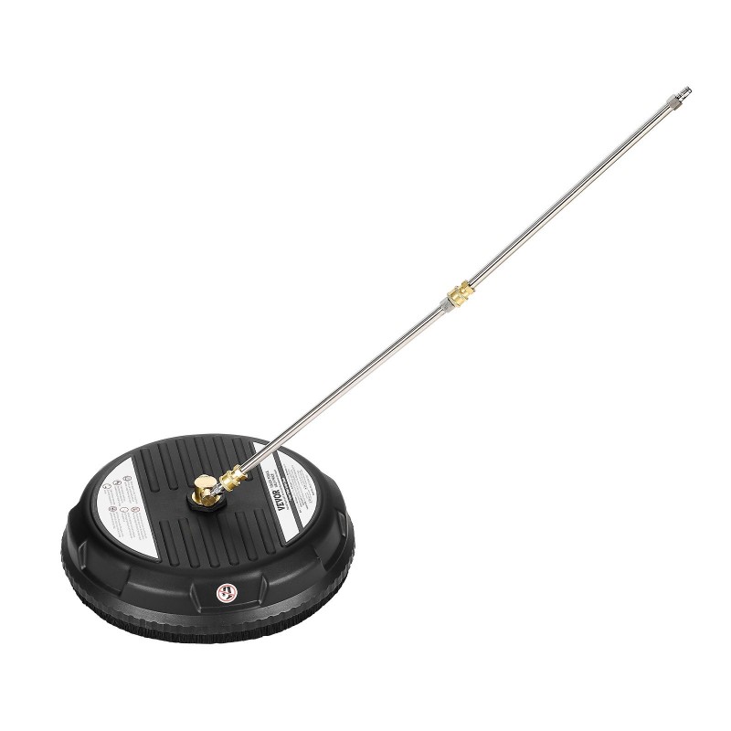 Pintapesuri painepesuriin 15-tuumainen 304-ruostumaton teräslevy 4 pyörää