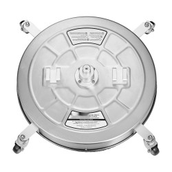 Painepesurin pintapesuri 24 tuumainen 304 ruostumaton teräs 4 pyörää kaksoiskahva 2 suutinta