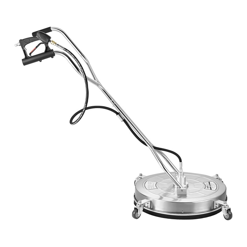 Painepesurin pintapesuri 24-tuumainen 304-ruostumaton teräs 4 pyörää kaksoiskahva 2 suutinta