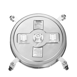 Pintapesuri 22 tuumaa ruostumatonta terästä 2 suutinta 4 pyörää kaksoiskahvalla