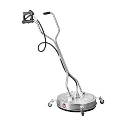 Pintapesuri 22 tuumaa ruostumatonta terästä 2 suutinta 4 pyörää kaksoiskahvalla