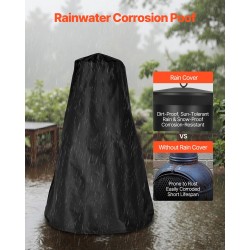 Pallomainen ulkotakka Q235B-teräs 22-tuumainen musta grilli ja lämmitystakka