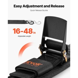 Itsestään kelautuvat räikkäkiristimet teräs ja PP-muovi 5×122 cm 226,8 kg 2-osainen peräkärryihin