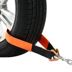 Akseliliinat 45 teräs ja polyesteri 5 08 x 97 54 cm 4 kpl ajoneuvojen kiinnitykseen