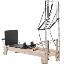 Puinen Pilates reformerikone kaksinkertaisella vastuksella kotikuntosalille 2430x730x1990 mm
