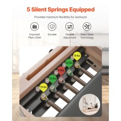 Puinen Pilates-reformerikone kaksinkertaisella vastuksella kotikuntosalille 2430x730x1990 mm