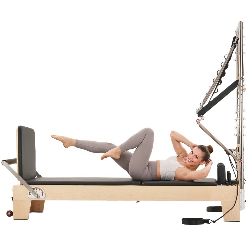 Puurunkoinen reformeri Pilates-harjoitteluun kotiin tai studioon 2400x735x1990 mm