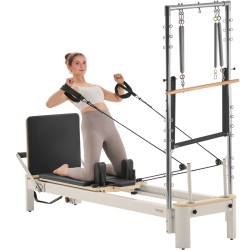 Pilates-reformer laite kaksoisvastuksella koti- ja studiokäyttöön