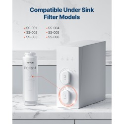 6-kerroksinen yhdistelmäsuodatin hanan alle asennettava luonnollisella aktiivihiilellä ja tarkkuus-PP-kalvoilla 12 kuukauden