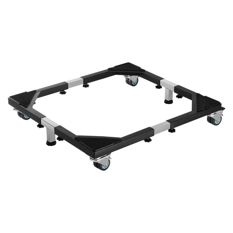 Säädettävä kodinkonesteline ruostumatonta terästä 544 kg kantavuus 8 kääntyvää pyörää 4 jarrulla