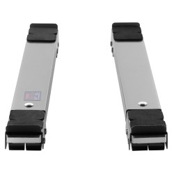 Säädettävä rullateline hiiliteräsrungolla 17.5–27.6 tuumaa 149.7 kg kantavuus 16 pyörää pesukoneille