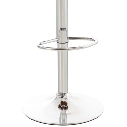 Tyylikäs säädettävä baarijakkara ergonomisella selkänojalla ja jalkatuella