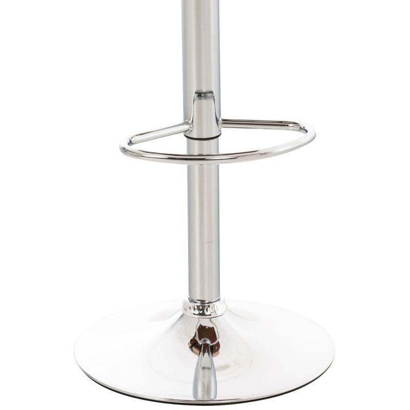 Tyylikäs säädettävä baarijakkara ergonomisella selkänojalla ja jalkatuella