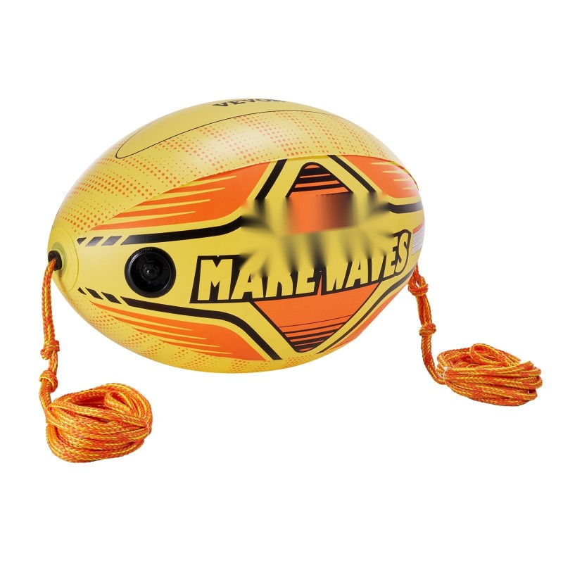 Täytettävä vetopallo vedettävälle vesilelulle PVC-sisäosalla 1010×650×650 mm 3 PE-köyttä