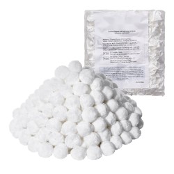 Uima altaan suodatinpallot 100 polyesterikuitu 50 mm 1 56 kg pesupussilla