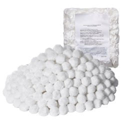 Altaan suodatinpallot 100 prosenttia polyesterikuitua 50 mm hiekkasuodattimiin pesupussilla