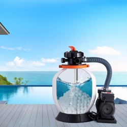 Altaan suodatinpallot 100 prosenttia polyesterikuitua 50 mm hiekkasuodattimiin pesupussilla