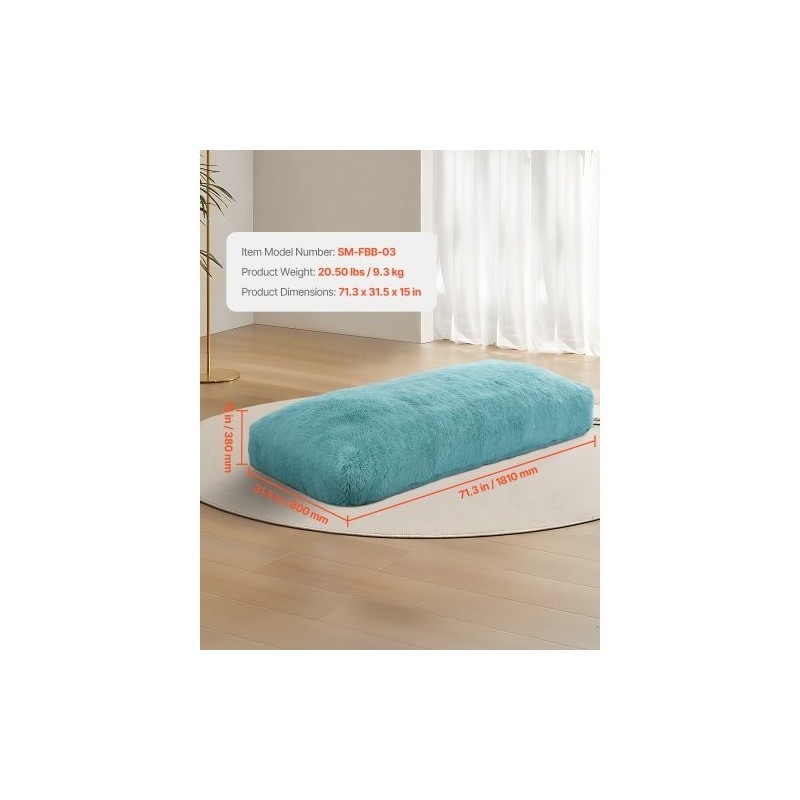 Säkkituoli suuri irrotettavalla pestävällä plyysipäällisellä sininen korkeatiheyksinen vaahtotäyte