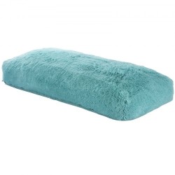 Säkkituoli suuri irrotettavalla pestävällä plyysipäällisellä sininen korkeatiheyksinen vaahtotäyte