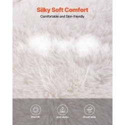 Säkkituoli pörröinen beige vaahtotäytteellä aikuisille selkänoja käsinojat