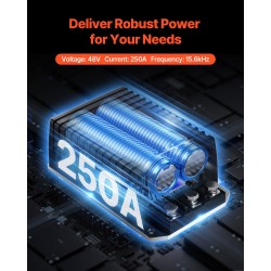 Nopeudensäädin 48V 250A golfkärryihin 1510A-5251 IP65 alumiini-ABS-kotelo