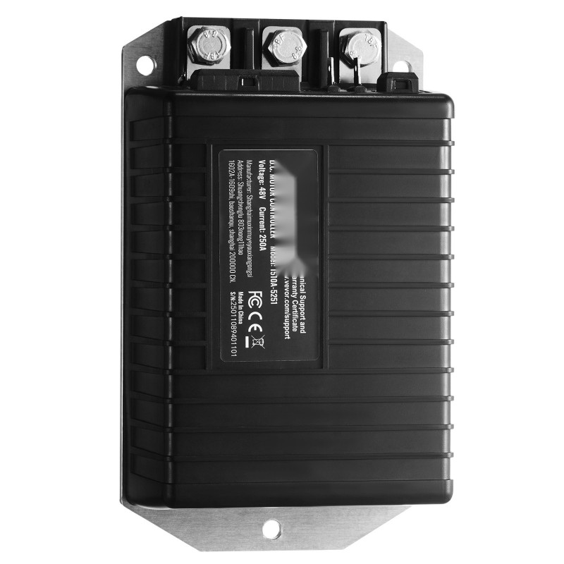 Nopeudensäädin 48V 250A golfkärryihin 1510A-5251 IP65 alumiini-ABS-kotelo