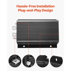 Golfkärryn moottorinohjain 36V 500A IP65 alumiiniseos ja ABS-muovi yhteensopiva 1205-117/1205M-5603