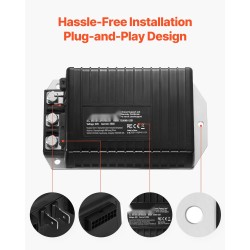 Nopeudensäädin golfkärryyn 48 V 250 A sopii EZGO TXT IP65