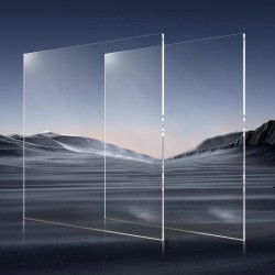 Akryylilevy läpinäkyvä 6 mm 610 x 914 mm 2 kpl kuvakehysten lasiksi