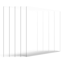 PET levysetti 5 kpl läpinäkyvä 610x914 mm 1 mm kehyksiin ja askarteluun