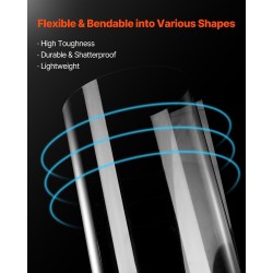 PET-levysetti 5 kpl läpinäkyvä 610x914 mm 1 mm kehyksiin ja askarteluun