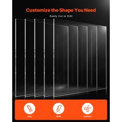 PET-levysetti 5 kpl läpinäkyvä 610x914 mm 1 mm kehyksiin ja askarteluun