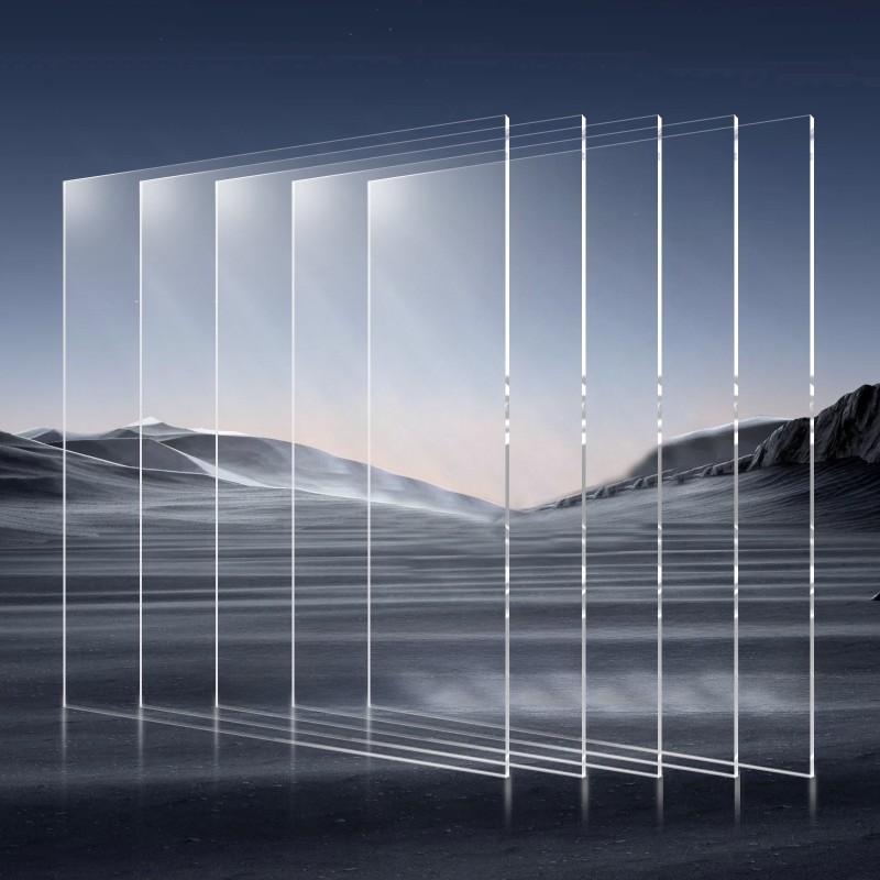 PET-levysetti 5 kpl läpinäkyvä 610x914 mm 1 mm kehyksiin ja askarteluun