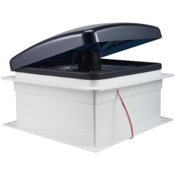 Kattotuuletin matkailuautoon kaksitoistavolttinen neljätoista tuuman aukkoon sateentunnistimella kaukosäätimellä kymmenellä