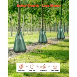 Puiden kastelupussi PVC 75,7 l 25 kpl hidastettu 5–9 tunnin valutus