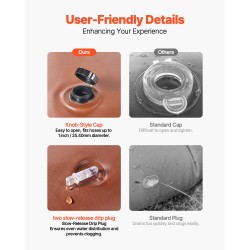 Puiden kastelurenkaat 4 kpl PVC 60,6 l hidas veden vapautus