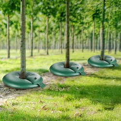 Puiden kastelurenkaat PVC-muovia 75,7 litraa neljän kappaleen hidas tippukastelu