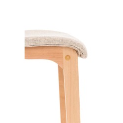 Moderni baarijakkara-setti 2 kpl kankaalla ja pyökkijalustalla