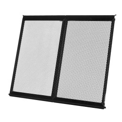 Matkailuauton oven hengittävä suojaverkko alumiinikehyksellä 622 x 508 mm lemmikeille