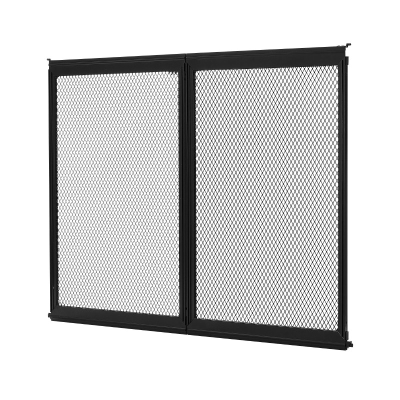 Matkailuauton oven hengittävä suojaverkko alumiinikehyksellä 622 x 508 mm lemmikeille